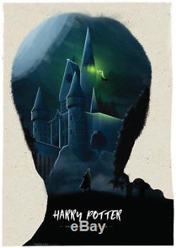 Harry Potter Set Complet X 8 Affiches Affiches De Simon Fairhurst # / 75 Nt Mondo
