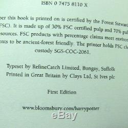 Harry Potter Uk Première Édition 1/1 Imprimer Adult Complete Hardback Relié Livres