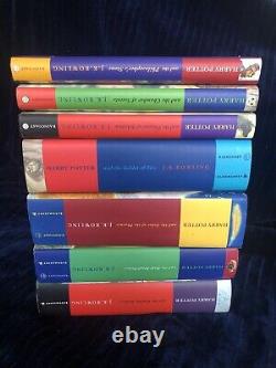 Harry Potter Vintage Book 1 7 Couverture Rigide Vestes De Poussière Bloomsbury Ensemble Complet
