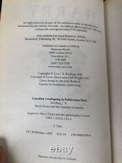 Harry Potter Vintage Book 1 7 Couverture Rigide Vestes De Poussière Bloomsbury Ensemble Complet