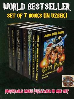Harry Potter coffret complet de 7 livres en langue ouzbèke édition collector UZB