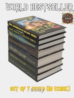 Harry Potter coffret complet de 7 livres en langue ouzbèke édition collector UZB