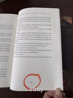 Harry Potter coffret complet de 7 livres, première édition américaine avec erreurs (reliure rigide)