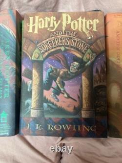 Harry Potter coffret complet relié 1-7 LIVRES 5, 6, 7 SONT 1RE ÉD./1RE IMPRESSION