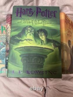 Harry Potter coffret complet relié 1-7 LIVRES 5, 6, 7 SONT 1RE ÉD./1RE IMPRESSION