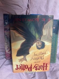 Harry Potter coffret complet relié 1-7 LIVRES 5, 6, 7 SONT 1RE ÉD./1RE IMPRESSION