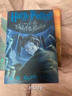 Harry Potter coffret complet relié 1-7 LIVRES 5, 6, 7 SONT 1RE ÉD./1RE IMPRESSION