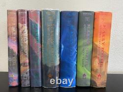 Harry Potter coffret complet relié 1-7 Rowling 3 premières éditions avec jaquettes de protection
