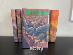 Harry Potter coffret complet relié 1-7 Rowling 3 premières éditions avec jaquettes de protection