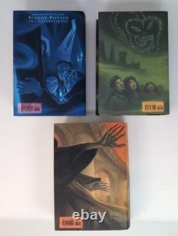 Harry Potter coffret complet relié 1-7 vraies premières éditions avec erreurs