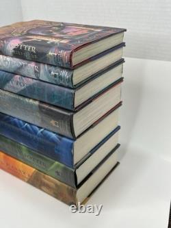Harry Potter coffret complet relié 1 à 7 livres 4 à 7 premières éditions HBP erreur 652