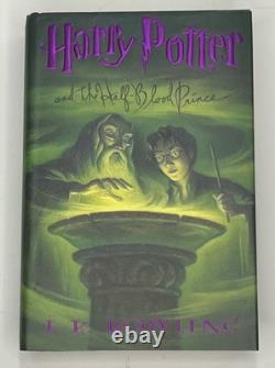Harry Potter coffret complet relié 1 à 7 livres 4 à 7 premières éditions HBP erreur 652