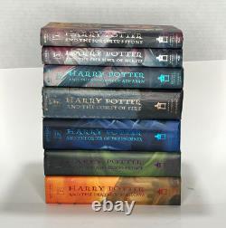 Harry Potter coffret complet relié 1 à 7 livres 4 à 7 premières éditions HBP erreur 652