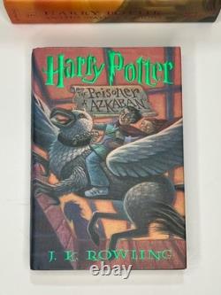 Harry Potter coffret complet relié 1 à 7 livres 4 à 7 premières éditions HBP erreur 652