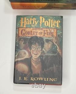 Harry Potter coffret complet relié 1 à 7 livres 4 à 7 premières éditions HBP erreur 652