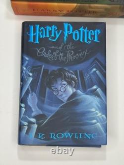 Harry Potter coffret complet relié 1 à 7 livres 4 à 7 premières éditions HBP erreur 652