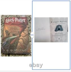 Harry Potter coffret complet relié HC édition américaine 1re édition, tous 1ers tirages imprimés