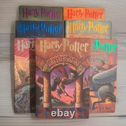 Harry Potter coffret complet relié édition américaine 1re édition (4e impression) erreur 759