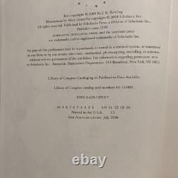 Harry Potter coffret complet relié édition américaine 1re édition (4e impression) erreur 759