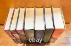 Harry Potter coffret complet relié livres 1-7 première édition 1998 (J. K. Rowling)