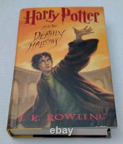 Harry Potter coffret complet relié livres 1 à 7 première édition (J. K. Rowling)