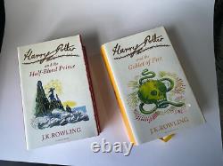 Harry Potter édition signature reliée coffret complet 1-7