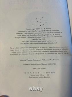 Harry Potter ensemble complet 7 première édition américaine avec erreurs relié à lire