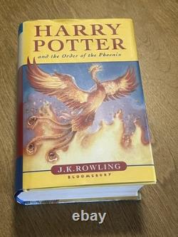 Harry Potter et l'Ordre du Phénix Bloomsbury UK 1ère Édition 2003 J. K. HC