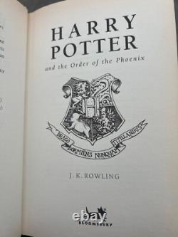 Harry Potter et l'Ordre du Phénix Édition de 1ère Édition 2003 Couverture Rigide