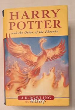 Harry Potter et l'Ordre du Phénix, J. K. Rowling, 2003 1ère édition britannique