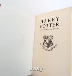 Harry Potter et l'Ordre du Phénix Première Édition Erreur Rowling 766 Pages