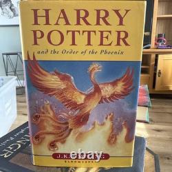 Harry Potter et l'Ordre du Phénix. (Relié, 2003) Première édition Erreur