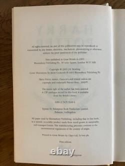 Harry Potter et l'Ordre du Phénix Relié, Première Édition, Dos Bleu