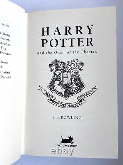 Harry Potter et l'Ordre du Phénix Rowling MINT 1ère édition