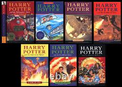 Harry Potter et la pierre philosophale Première édition australienne Ensemble de 7 volumes HP