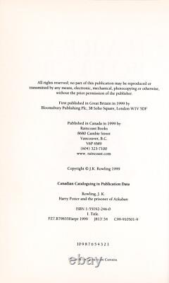 Harry Potter et la pierre philosophale Première édition australienne Ensemble de 7 volumes HP