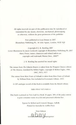 Harry Potter et la pierre philosophale Première édition australienne Ensemble de 7 volumes HP