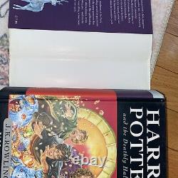 Harry Potter et les Reliques de la Mort Édition Véritable 1ère Édition JK Rowling Bloomsbury