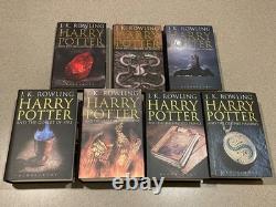 Harry Potter intégrale 1-7 éditions reliées pour adultes Bloomsbury Royaume-Uni coffret cadeau 

<br/> 	