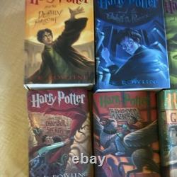 Harry Potter, intégrale des tomes 1 à 7 de J. K. Rowling, coffret de livres reliés de fantasy pour jeunes adultes