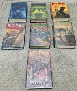 Harry Potter série complète, 1ère édition américaine, 1er tirage