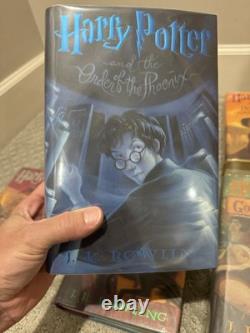 Harry Potter série complète, 1ère édition américaine, 1er tirage