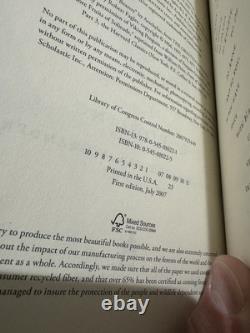 Harry Potter série complète, 1ère édition américaine, 1er tirage