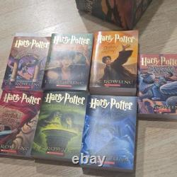 Harry Potter, série complète de J. K. Rowling, coffret de livres de poche Scholastic