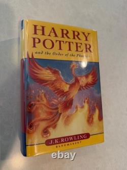 Harry Potter véritable 1re édition/impression complète, ensemble australien correspondant de 7 volumes