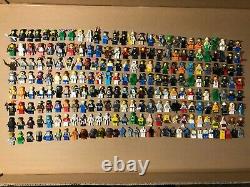 Huge Lego Lot 205 Complete Minifigures Extra Figure Parts Accessories Baseplates