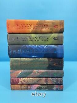 J K Rowling Coffret Livre HARRY POTTER COMPLET 1-7 HC 1ères Éditions Américaines Première