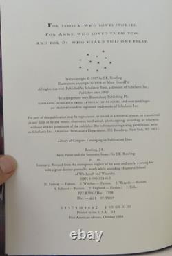J K Rowling / Ensemble complet des impressions américaines de Harry Potter 1ère édition #2506004
