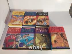 J K Rowling Harry Potter Ensemble Complet HC/DJ Livres 1-7 Bloomsbury/Raincoast 1ère édition