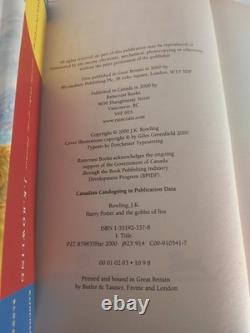 J K Rowling Harry Potter Ensemble Complet HC/DJ Livres 1-7 Bloomsbury/Raincoast 1ère édition